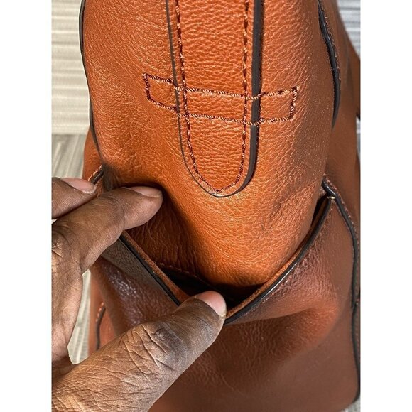 Frye Womens Db323 Shoulder Bag Brown Leather Snap Phone Pocket M New - Picture 9 of 12